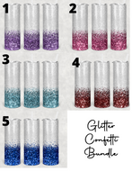 Glitter Collection Tumblers