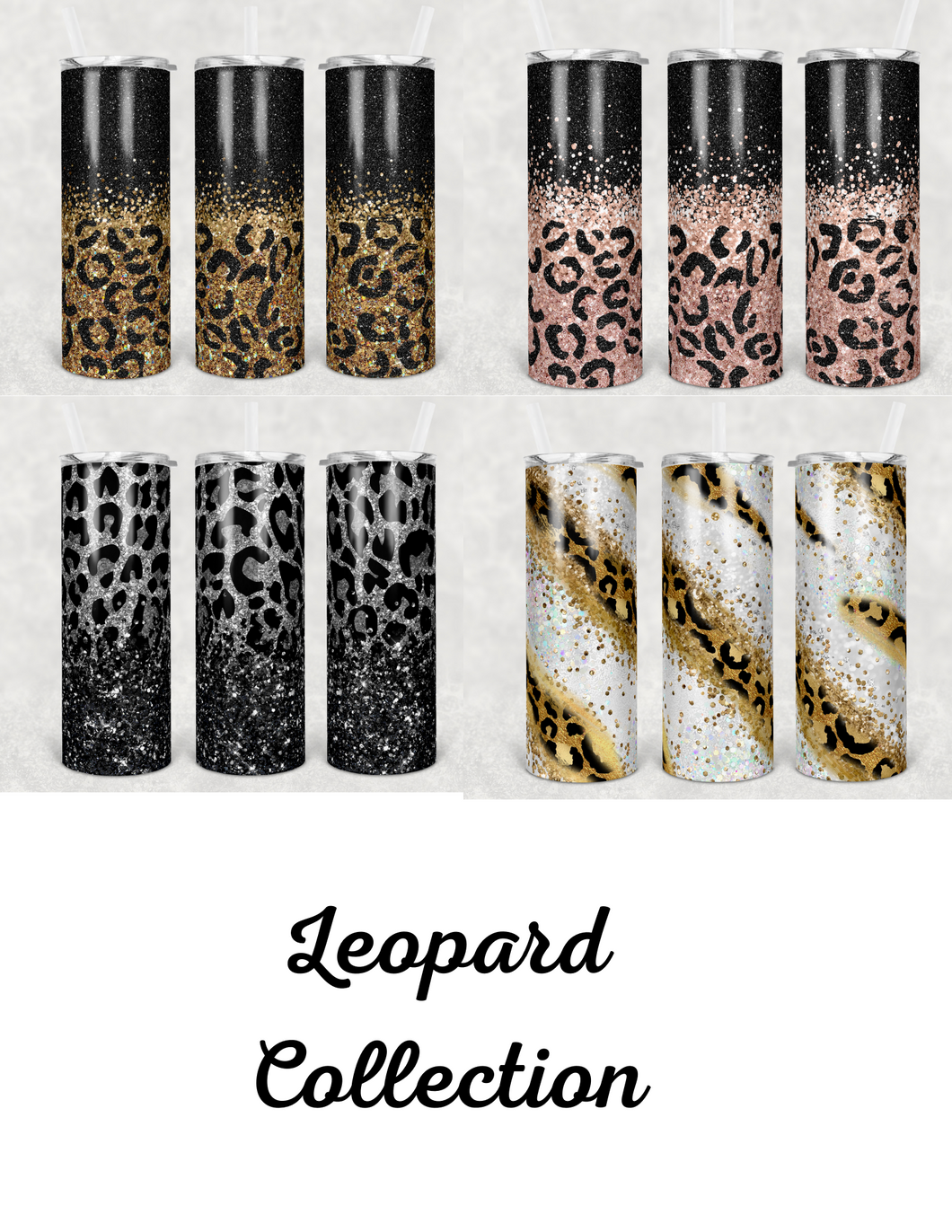 Leopard Collection Tumblers