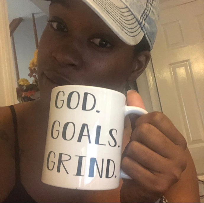 God. Goals. Grind Mug